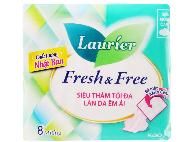 Băng vệ sinh Laurier Fresh and Free