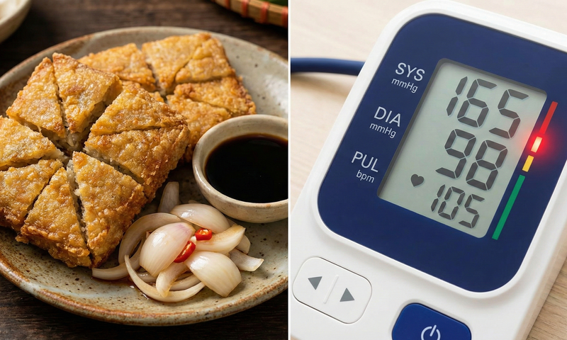Bánh chưng rán làm tăng huyết áp ở người đang mắc bệnh nền