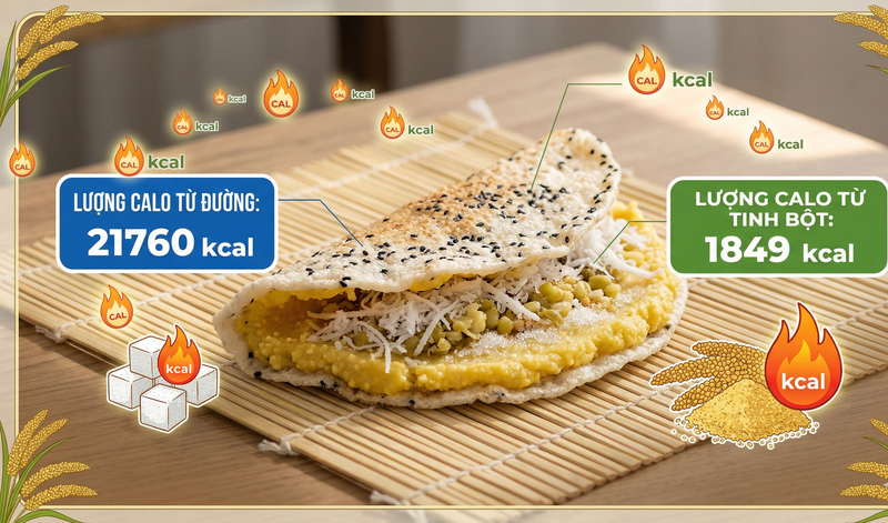 Tinh bột nhanh và đường tinh luyện là nguyên nhân chính gây tích mỡ