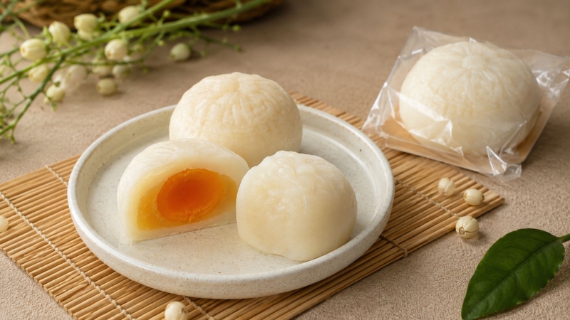 Bánh dẻo trứng muối cần được bảo quản đúng hướng dẫn để đảm bảo an toàn
