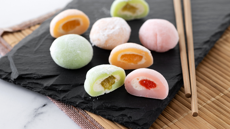 Có nhiều loại bánh mochi khác nhau