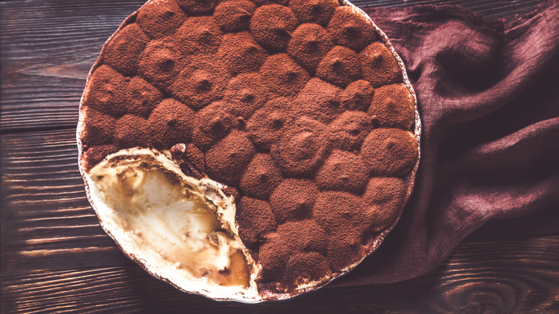 Tiramisu cung cấp nhiều năng lượng