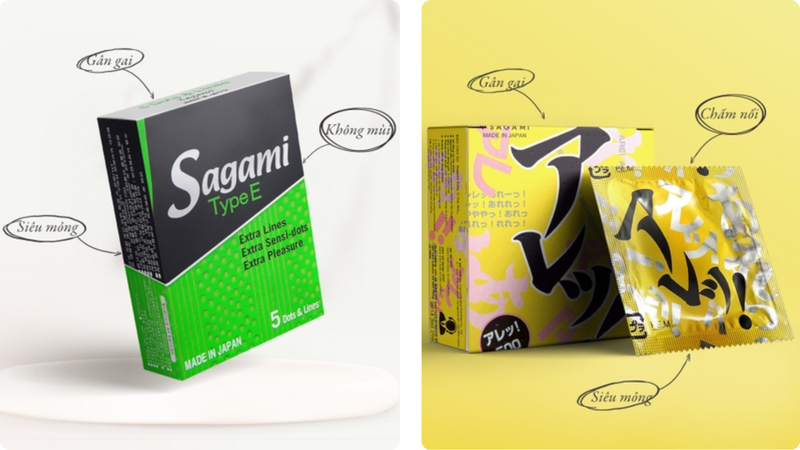 Sagami là thương hiệu bao cao su đến từ Nhật Bản