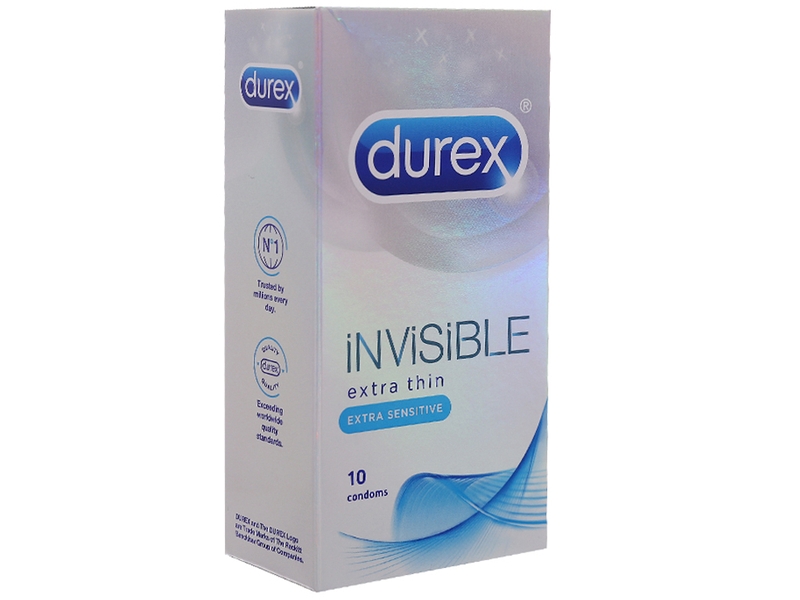 Bao cao su Durex Invisible cho cảm giác chân thực