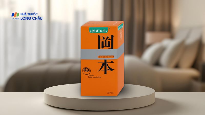 Bao cao su Okamoto Skinless Skin Orange Super Lubricative