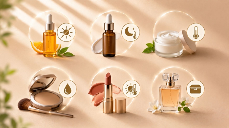 Mỗi loại mỹ phẩm có thành phần và đặc tính khác nhau nên cần điều kiện bảo quản riêng phù hợp
