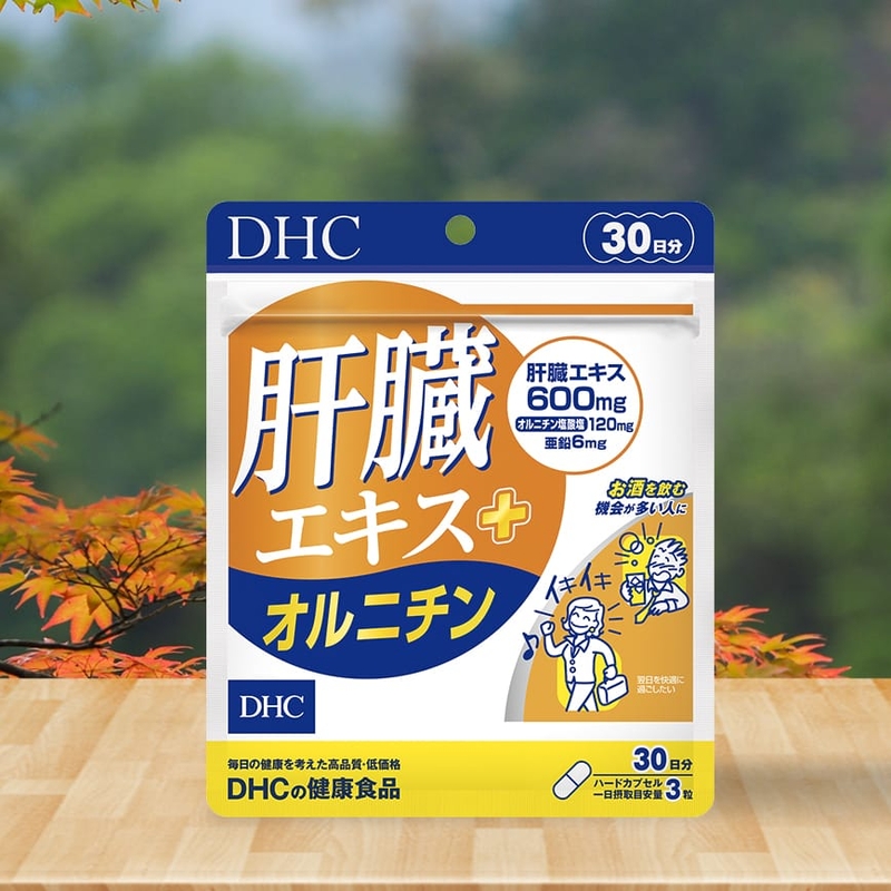 Bảo vệ gan tốt hơn với Viên uống DHC Liver Essence + Ornithine 90V 1
