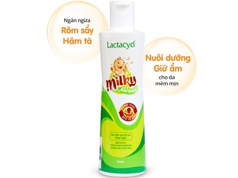 Lactacyd Milky  là sữa tắm cho trẻ sơ sinh hàng đầu hiện nay