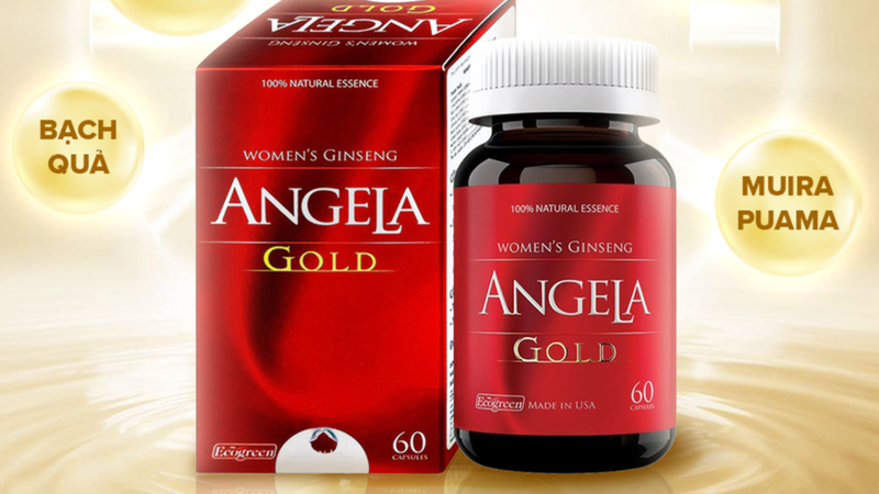 Viên uống Sâm Angela Gold hỗ trợ bổ sung dưỡng chất cho da, tăng độ đàn hồi