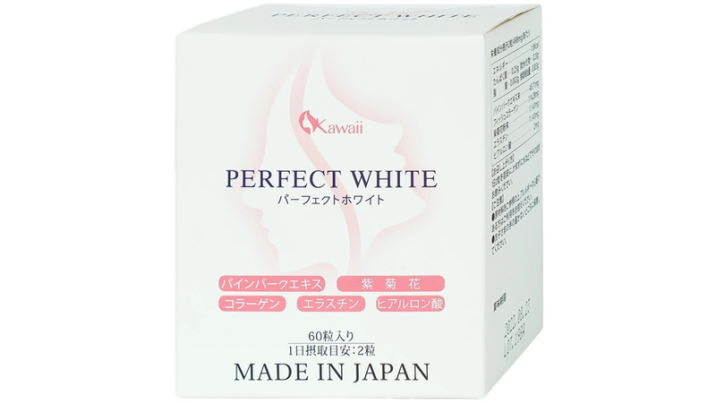 Viên uống Perfect White giúp hỗ trợ cải thiện tình trạng da xỉn màu, giảm các dấu hiệu lão hóa sớm