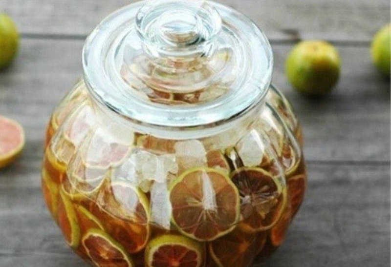 Bật mí cách làm siro húng chanh, quất, lá hẹ đơn giản 4