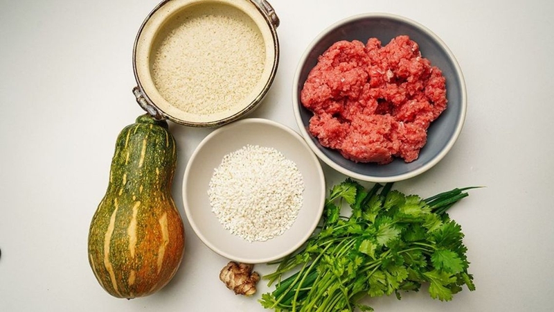 Chọn nguyên liệu an toàn là tiêu chí quan trọng khi nấu cháo cho bà bầu