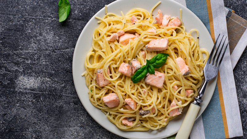 Mẹ bầu nên ưu tiên các món mì Ý được chế biến cùng nguồn protein lành mạnh