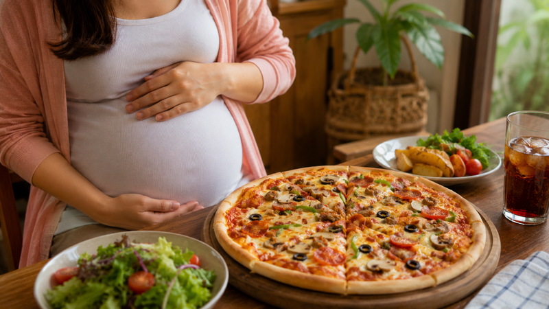 Mẹ bầu cần lựa chọn nguyên liệu an toàn và ăn với lượng hợp lý