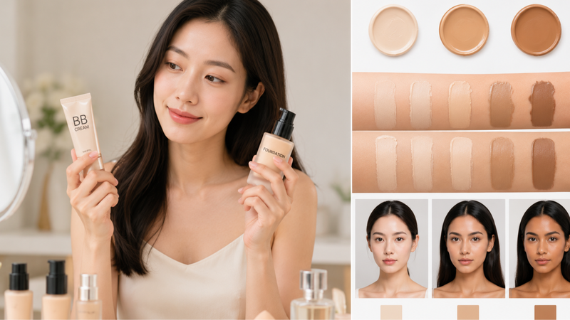 Chọn BB Cream và Foundation phù hợp với tông da