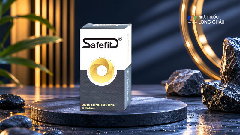 Bao cao su SafeFit Dots Long Lasting