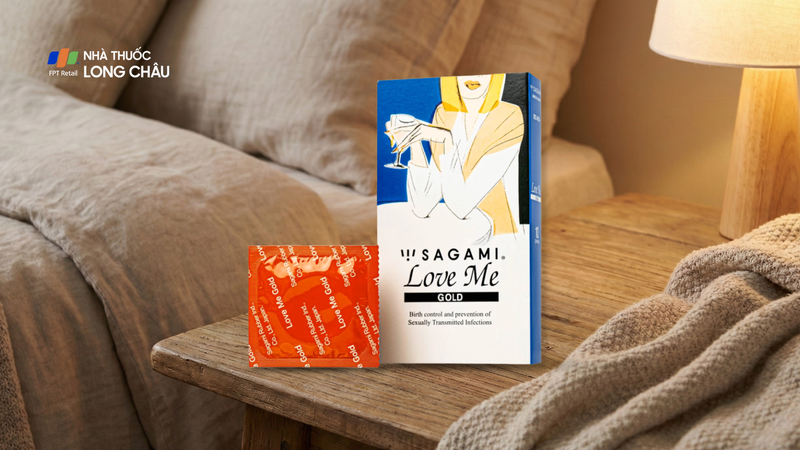 Bao cao su Sagami Love Me Gold Classic