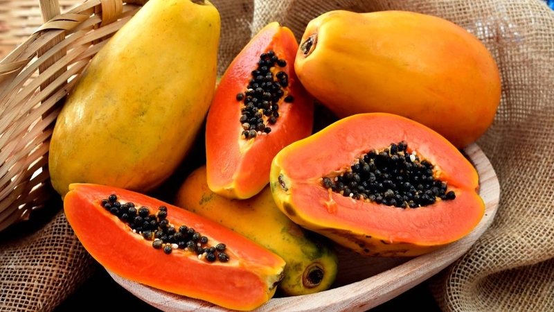 Đu đủ giàu vitamin B9