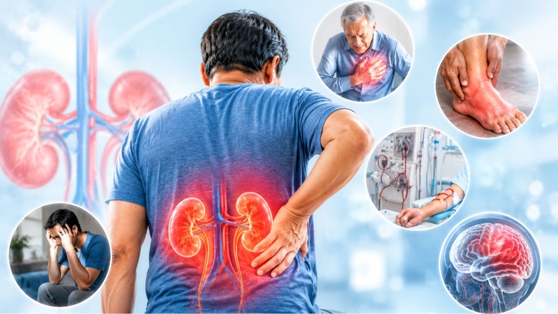 Bệnh thận mạn có thể âm thầm gây ra nhiều biến chứng nguy hiểm