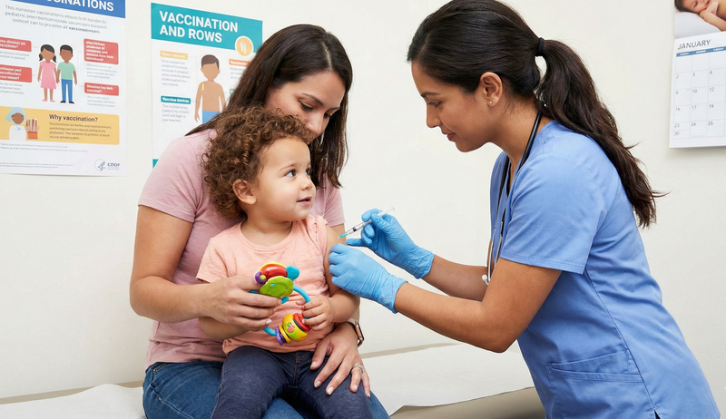 Bệnh truyền nhiễm ở trẻ có thể phòng ngừa hiệu quả bằng tiêm vắc-xin đúng lịch
