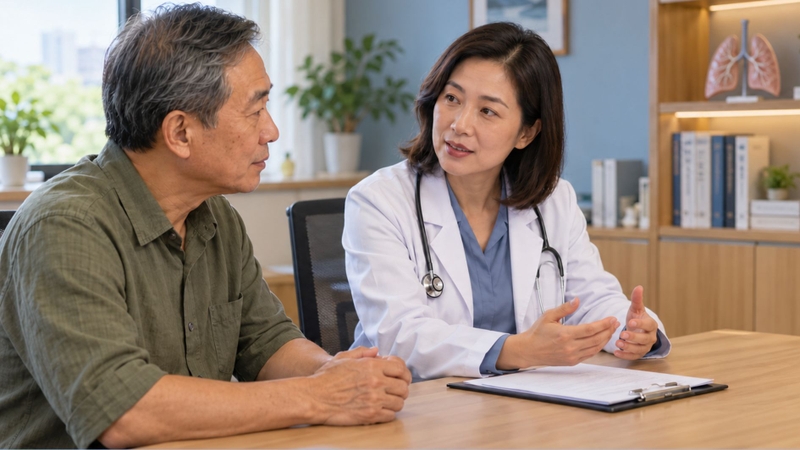 Người có nguy cơ cao nên trao đổi với bác sĩ về tầm soát ung thư phổi