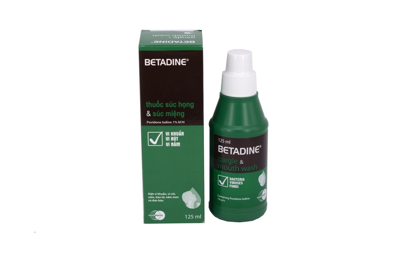 Nước súc miệng sát khuẩn tốt nhất hiện nay - Nước súc miệng Betadine