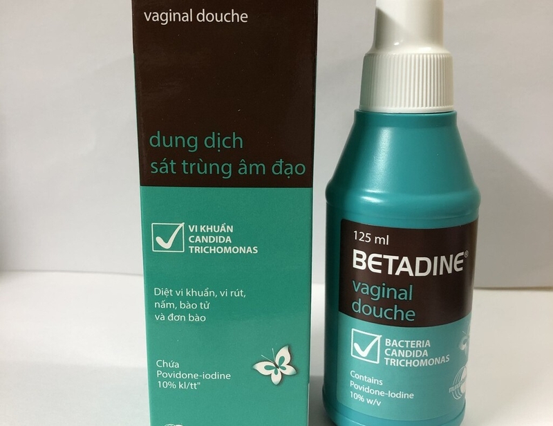 Betadine xanh rửa phụ khoa cách dùng như thế nào là hợp lý nhất? 3