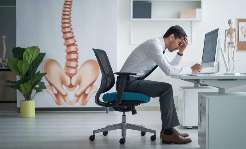 Ngồi quá lâu một chỗ khiến xương cụt phải chịu áp lực liên tục