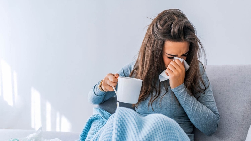 Cảm cúm cũng có thể gây nổi hạch ở xương quai hàm