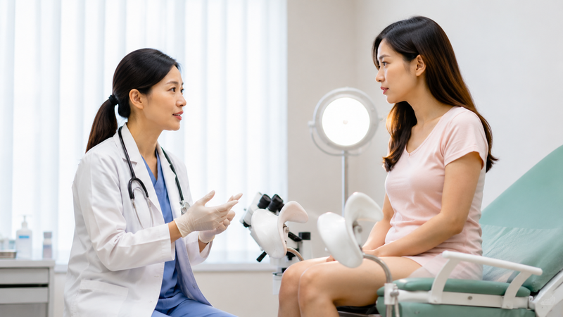 Thăm khám bác sĩ phụ khoa khi vết rách không tự lành