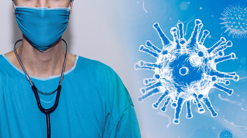 Virus cúm là một trong những nguyên nhân phổ biến gây sốt đau họng nhức mỏi toàn thân