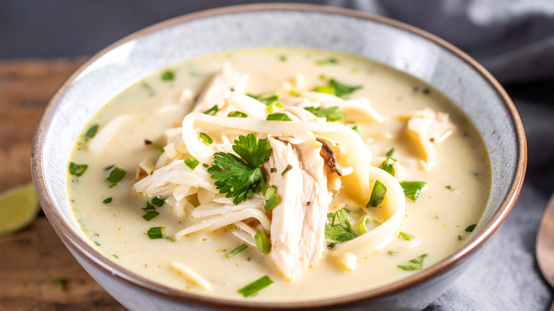 Súp và cháo ấm dễ tiêu hóa, cung cấp protein và giúp làm dịu cảm giác mệt mỏi