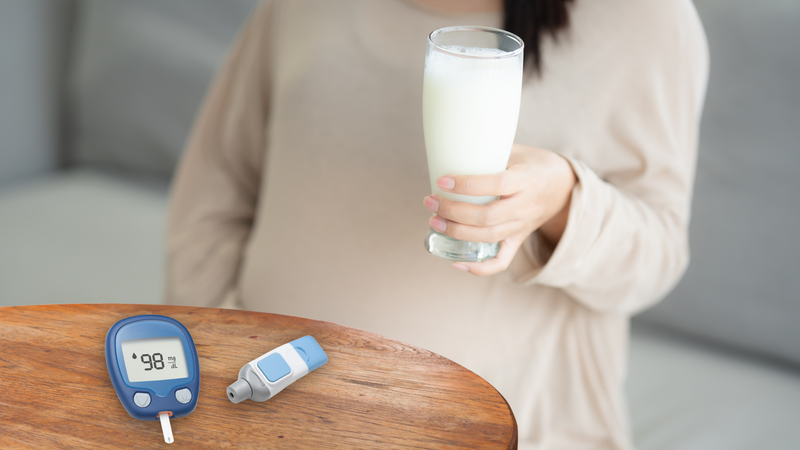 Giải đáp bị tiểu đường thai kỳ có nên uống sữa tươi không đường không