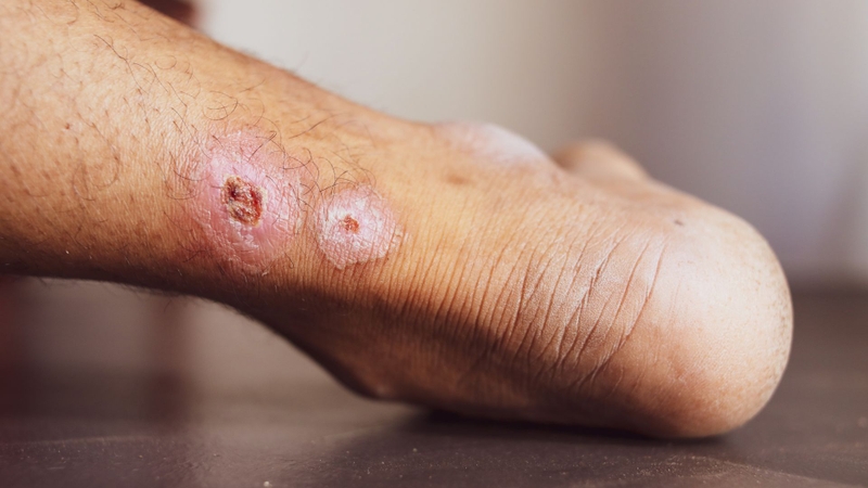 Loét da là một trong những biến chứng sau khi tiêm sẹo lồi