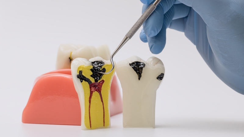 Răng sâu đến tủy là giai đoạn tiến triển nặng của bệnh sâu răng