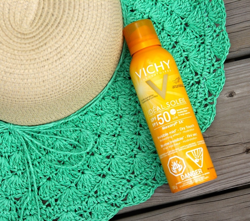 Bộ đôi kem chống nắng Vichy dạng xịt bảo vệ da toàn diện 1