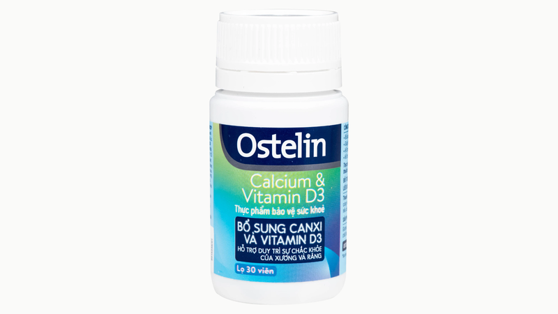 Ostelin Calcium & Vitamin D3 giúp bổ sung canxi và vitamin D3, hỗ trợ tăng cường sức khỏe xương