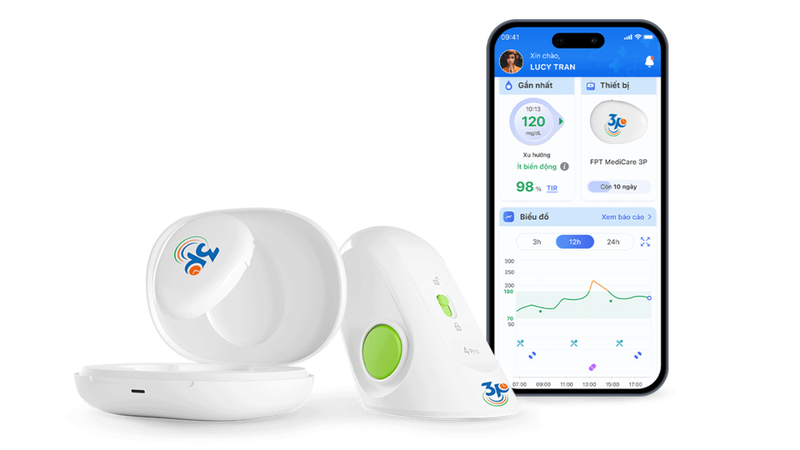 Bộ truyền dữ liệu máy đo đường huyết liên tục 3P