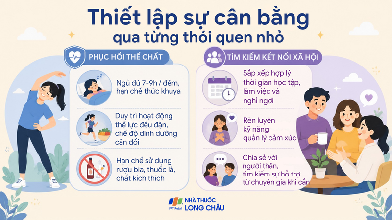 Xây dựng lối sống lành mạnh là một trong những phương pháp phòng ngừa hiệu quả