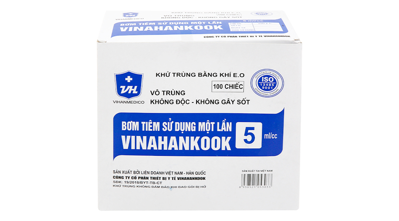 Bơm tiêm 5 Vinahankook (100 cái)