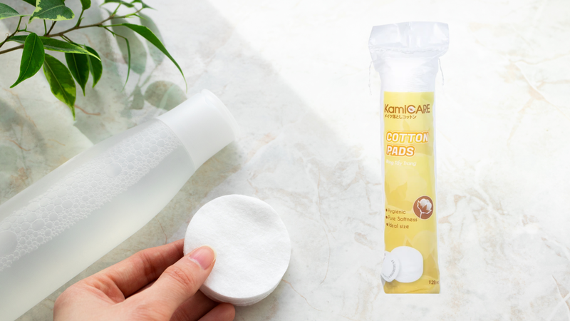 Bông tẩy trang mềm mại giúp chăm sóc da nhẹ nhàng hơn