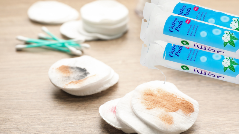 Bông tẩy trang Jomi thấm hút tốt, tiết kiệm nước tẩy trang và toner hiệu quả