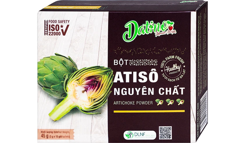 Bột atiso nguyên chất có mùi thơm atiso tự nhiên