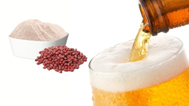 Bột đậu đỏ với bia: Sự kết hợp này mang lại tác dụng gì? 1