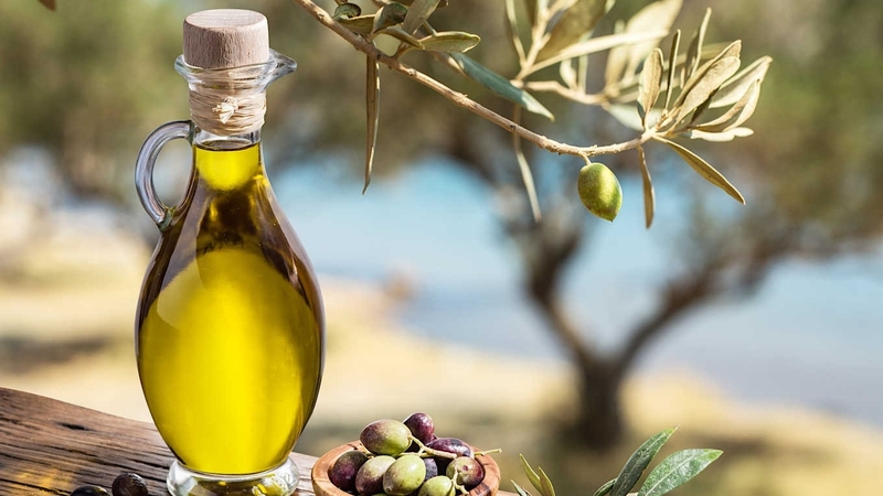 Thoa dầu o liu lên vết bớt xanh có thể giúp dưỡng da và hỗ trợ làm mờ vết bớt theo thời gian