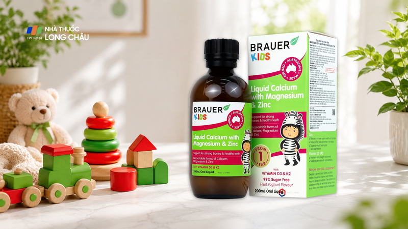 Brauer Kids Liquid Calcium with Magnesium & Zinc