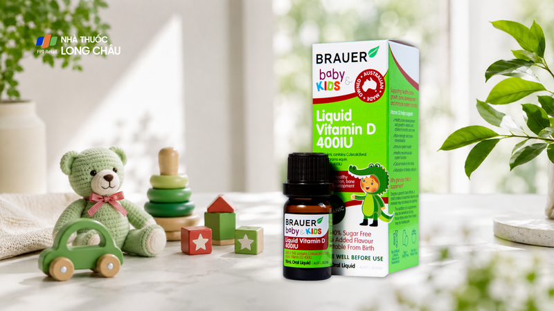 Brauer Baby & Kids Liquid Vitamin D 400 IU