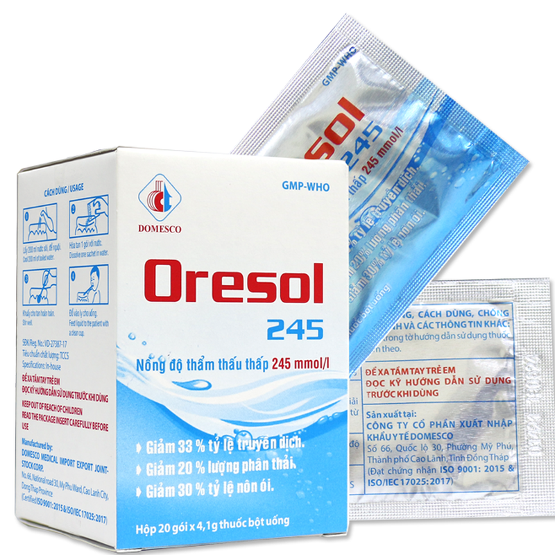 Bù nước oresol có tác dụng gì khi bị mất nước? 1