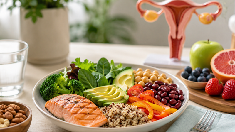 Chế độ ăn cân bằng là một phần quan trọng trong kiểm soát PCOS