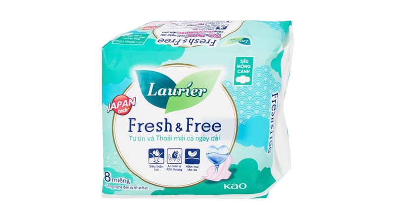 Băng vệ sinh Laurier Fresh & Free